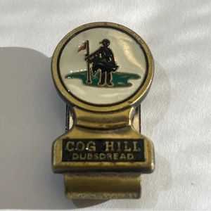 Cog Hill Dubsdread golf ball marker hat clip